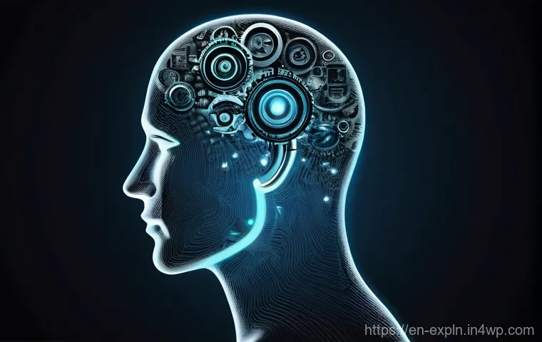 유추의 논리적 접근 방식 - **Prompt:** An intricate, high-tech visual of "pattern recognition." The image features a person (ge...